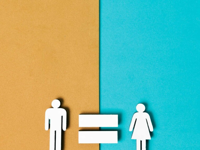 parità di genere uomo donna simbolo uguale